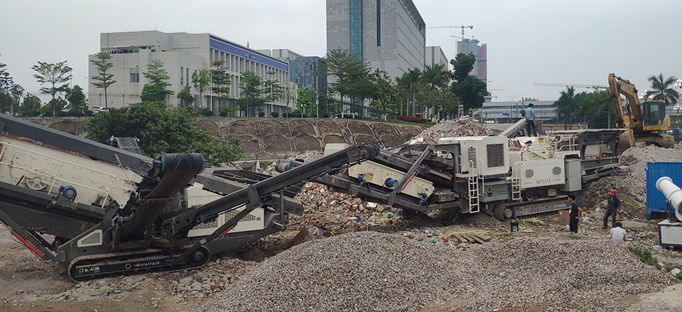 Wotetrack履帶式移動(dòng)破碎篩分站